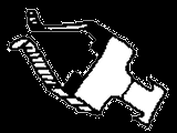 Developer Reclaim Holder repair Clip (600K43530) Xerox&reg; 5018 style