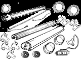 Fuser Repair Kit (to rebuild 126K3464, 126K3087, 126K8671, etc.) Xerox&reg; 5328 style