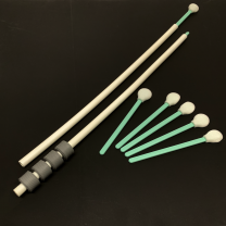 ROS Slit Glass Cleaning Tool (2 piece tubular handle with grip and 6 large Cleaning Swabs) for Xerox&reg; DC250 style