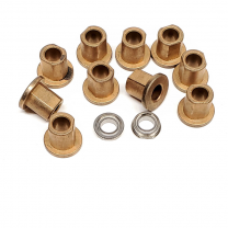 Duplex Transport Roll Oilite Bearings and ball bearings for upper chute assembly