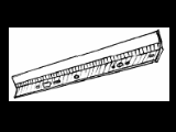 Drum Cleaning Blade (to rebuild the Copy Cartridges 13R9, 113R161, or 13R67) Xerox&reg; 5018 style
