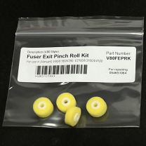 Fuser Exit Pinch Roll Tire Kit (4 pcs. - Foam Tires on hubs for Xerox  Versant V80 Style