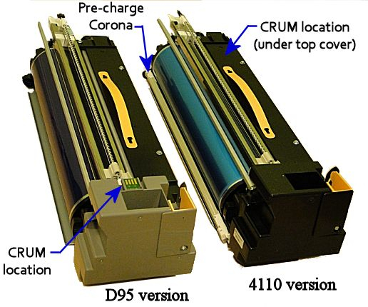 D95 vs 4110 Drum Cartridges side by side