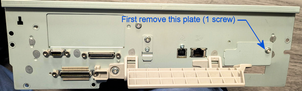 V80 ESS Outer Plate to remove to reach the SD Card 